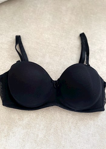 Siyah Minimalist Lotus Sütyen - Görsel 3