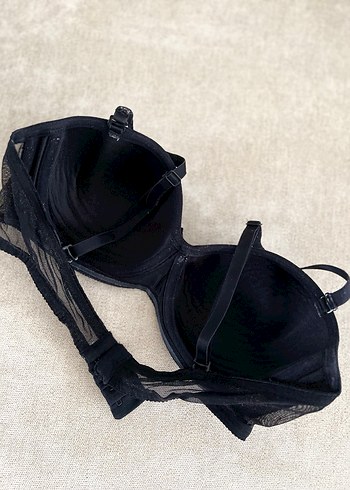 Siyah Minimalist Lotus Sütyen - Görsel 4