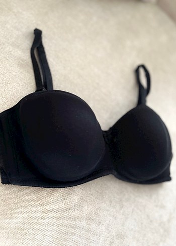 Siyah Minimalist Lotus Sütyen - Görsel 2