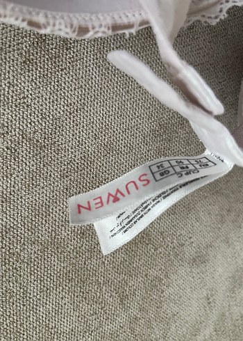 Nakışlı Beyaz Bohem Sütyen - Görsel 4