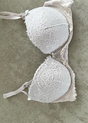 Nakışlı Beyaz Bohem Sütyen - Görsel 2