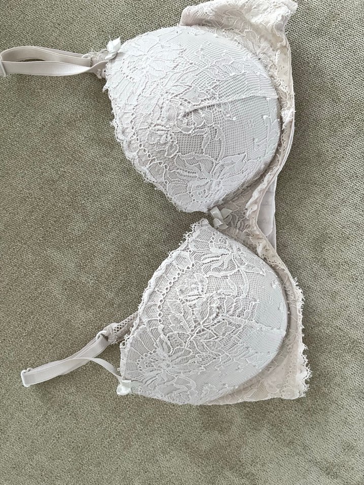 Nakışlı Beyaz Bohem Sütyen - Görsel 2