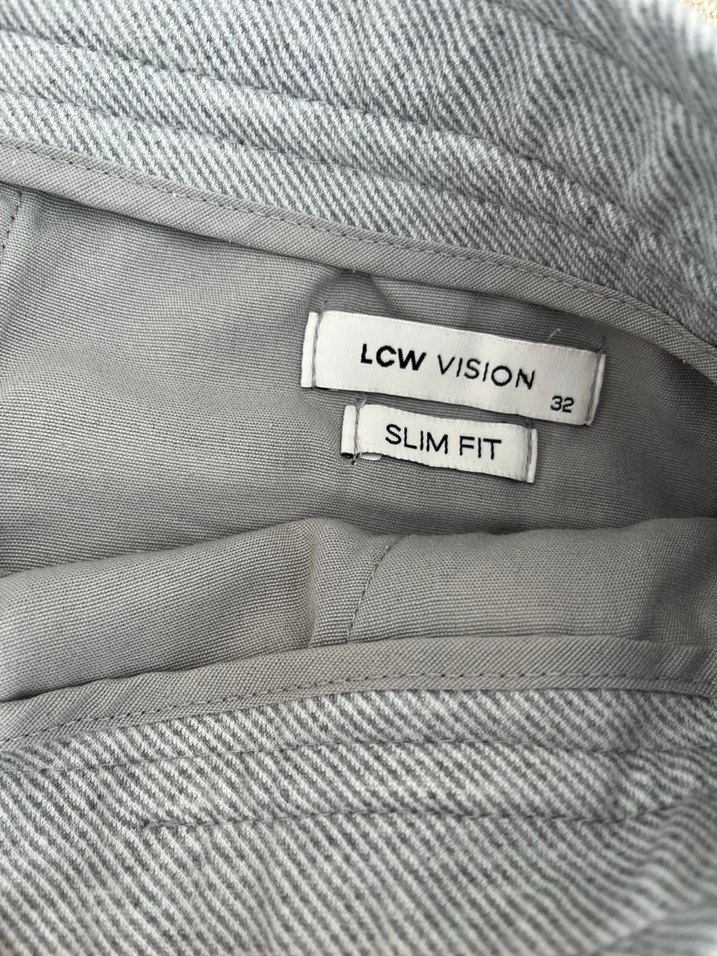 Gri Erkek Regular Fit Kumaş Pantolon - Görsel 3