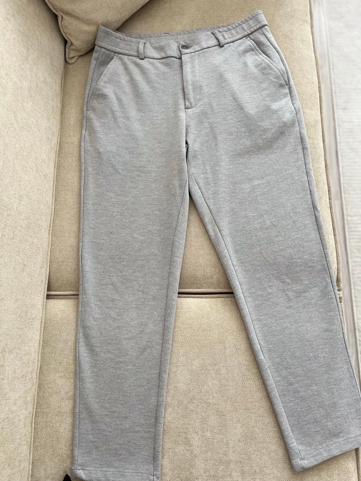 Gri Erkek Regular Fit Kumaş Pantolon - Görsel 5