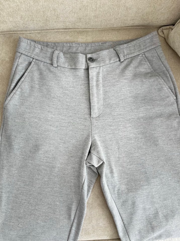 Gri Erkek Regular Fit Kumaş Pantolon - Görsel 2