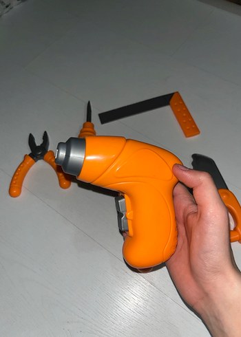 Turuncu Renkli eğitici Oyuncak Alet Seti - Görsel 5