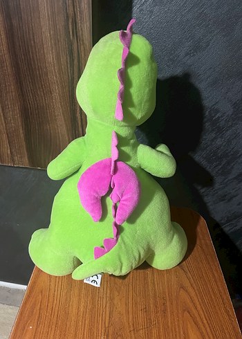 Renkli Yeşil Peluş Dinozor Oyuncak - Görsel 2