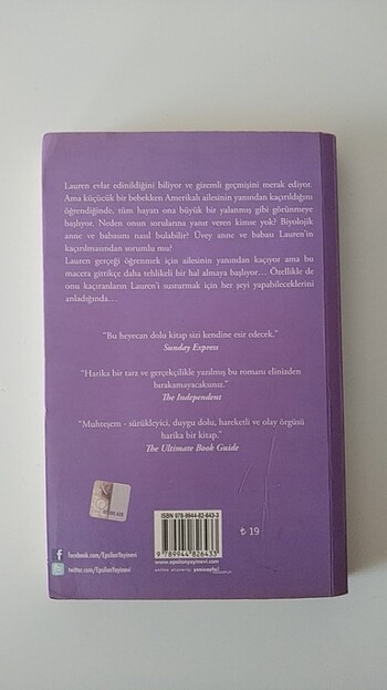  Kayıp kız kitap roman Sophie mckenzie