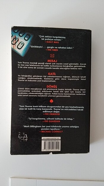  Ölüm mesajı kitap roman mark billingham Pegasus yayınları 