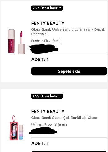 Fenty Beauty Mor Gloss Bomb Stackz - Görsel 4