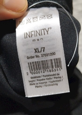 Erkek Siyah Mini Yüzme Şortu Elastik Bel - Görsel 4