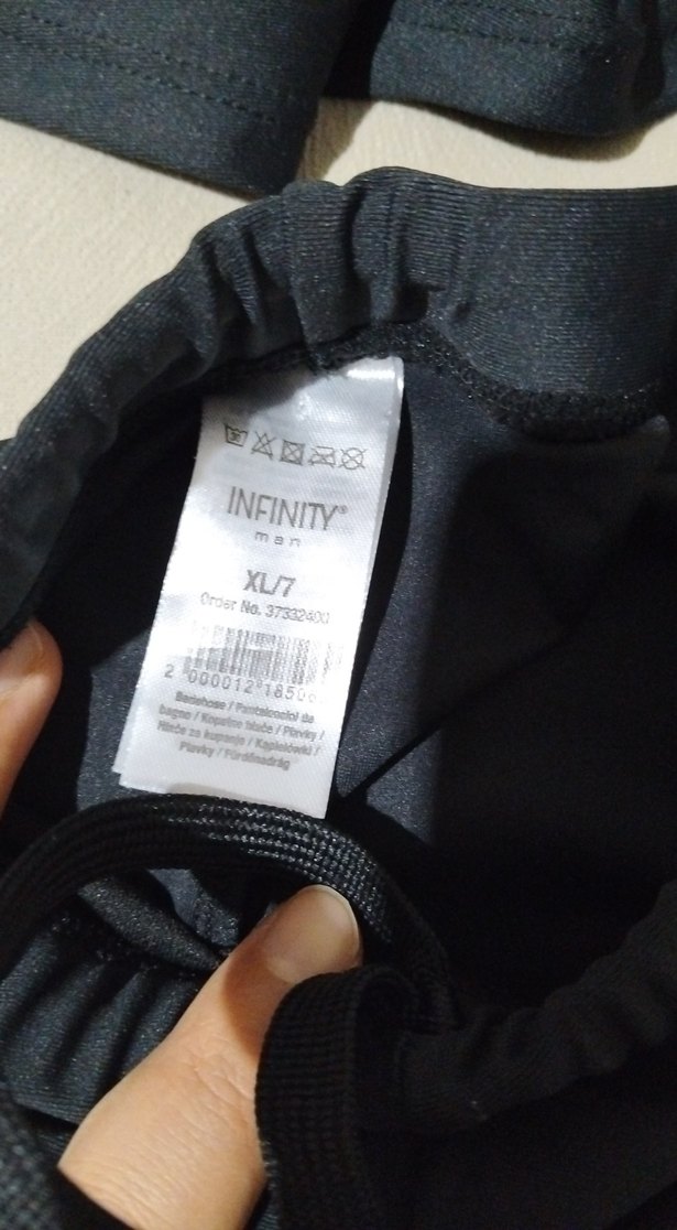 Erkek Siyah Mini Yüzme Şortu Elastik Bel - Görsel 3