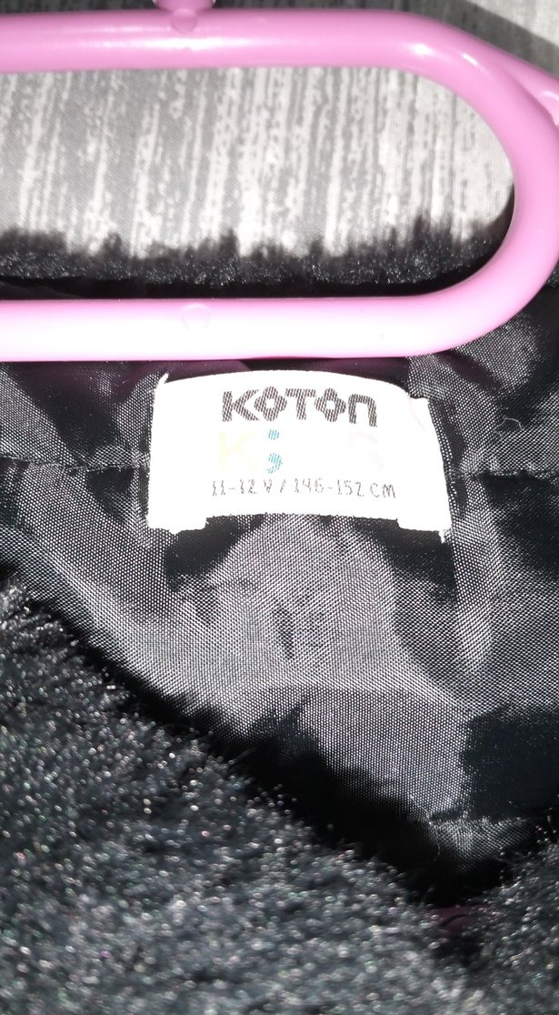 Siyah Kürk Detaylı çocuk Yelek - Görsel 2