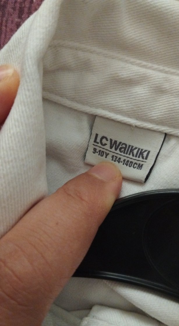 Kız Çocuk Beyaz Düğmeli Uzun Kollu Gömlek - Görsel 3