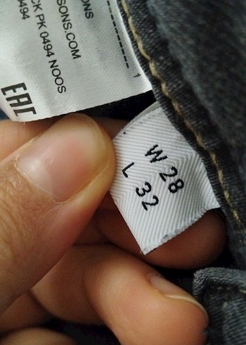 Gri Erkek Kot Pantolon Regular Fit - Görsel 5