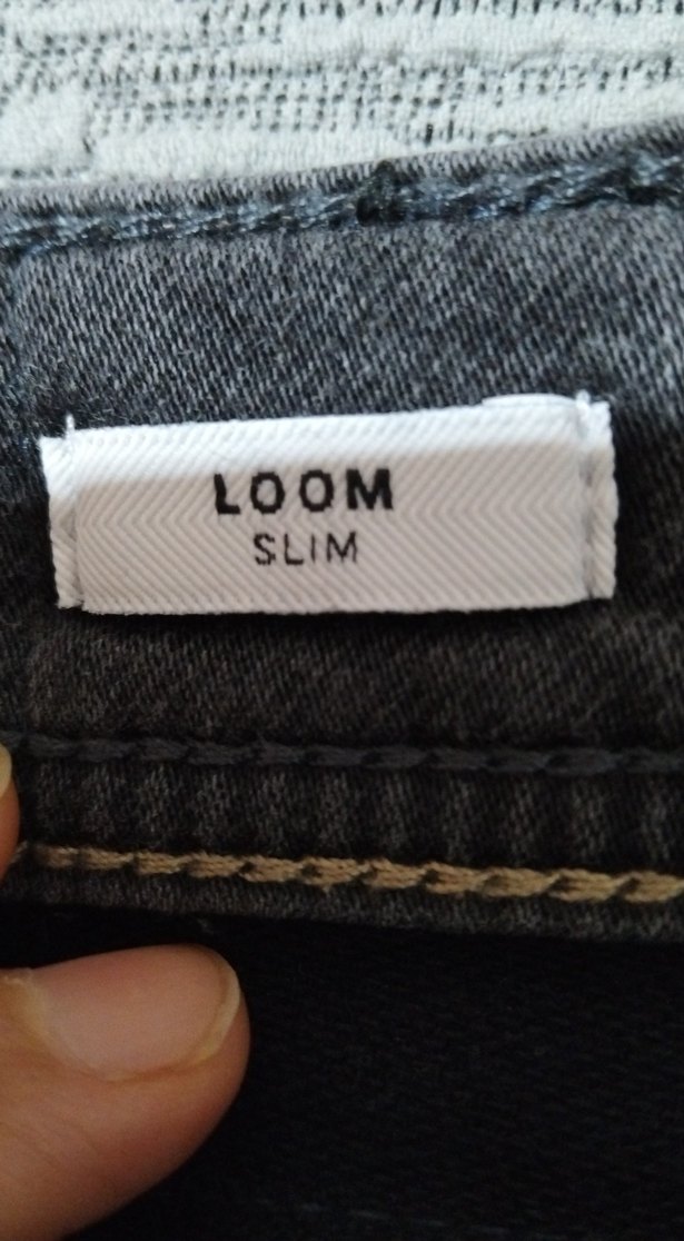 Gri Erkek Kot Pantolon Regular Fit - Görsel 4