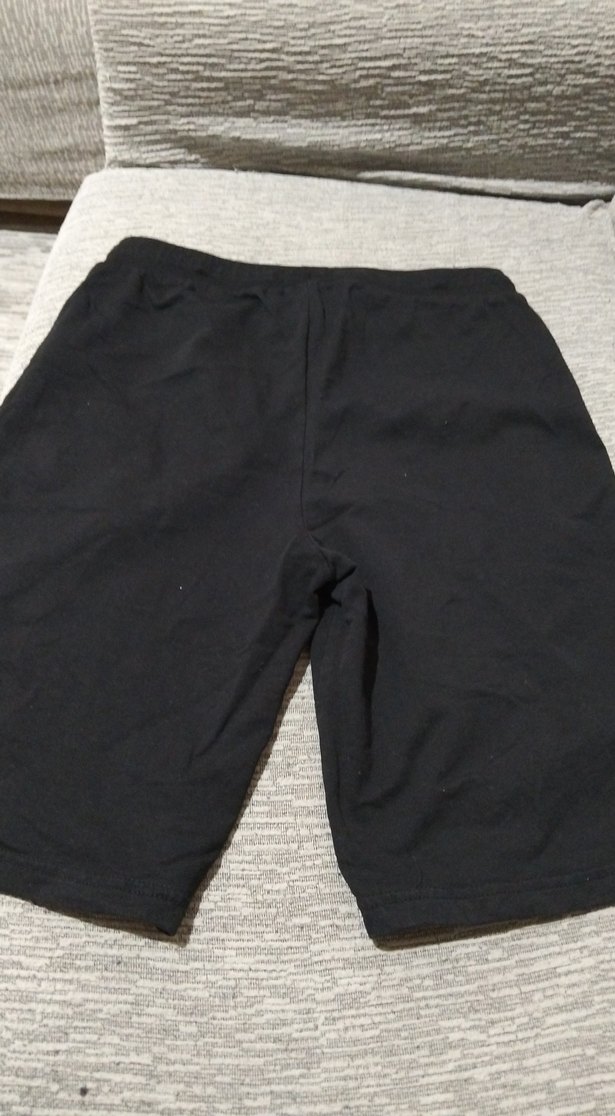 Siyah Rahat Kesim Erkek Şort - Görsel 3