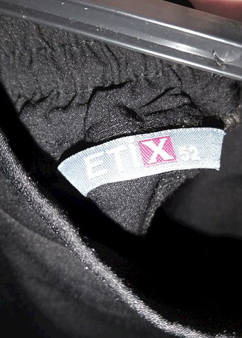 Siyah Rahat Kesim Ofis Kumaş Pantolon - Görsel 3