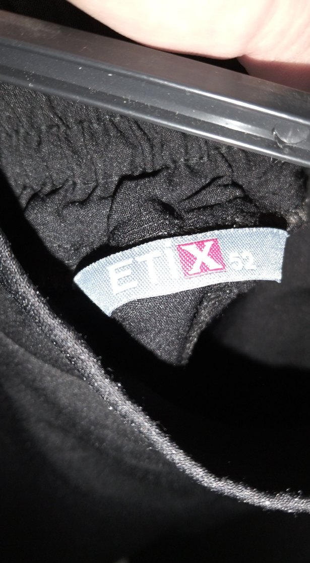 Siyah Rahat Kesim Ofis Kumaş Pantolon - Görsel 3