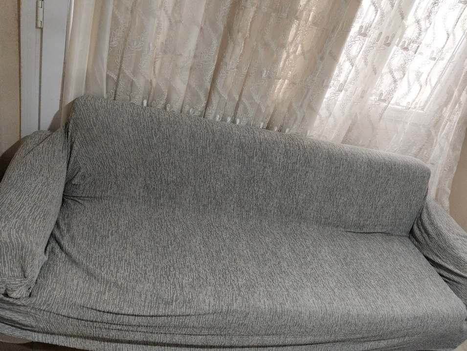 Gri Modern Kanepe Örtüsü - Görsel 3