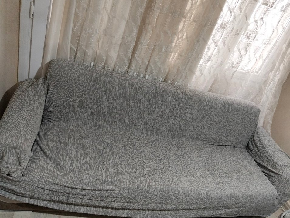 Gri Modern Kanepe Örtüsü - Görsel 2