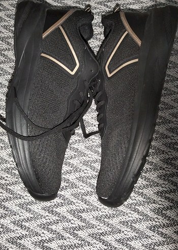 Siyah Bağcıklı Kadın Spor Ayakkabı - Görsel 3