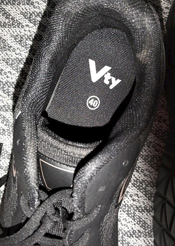 Siyah Bağcıklı Kadın Spor Ayakkabı - Görsel 5