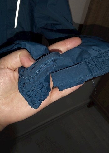 Erkek Lacivert Midi Boy Fermuarlı Yağmurluk - Görsel 4