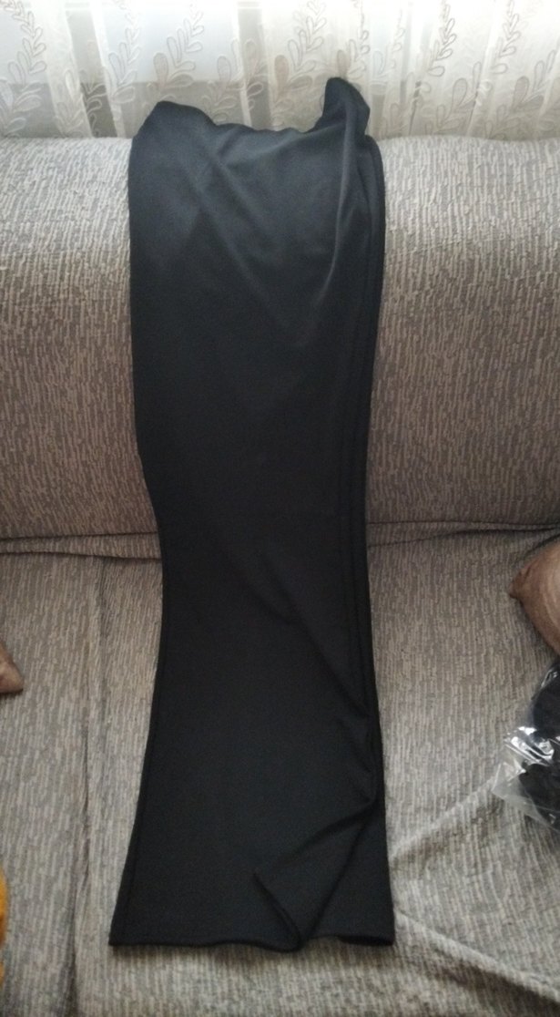 Drapeli Siyah Kadın Kumaş Pantolon - Görsel 2