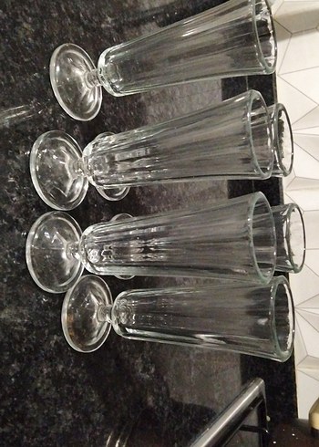 Bej Renkli İnce Cam Kahve yanı 6lı - Görsel 3