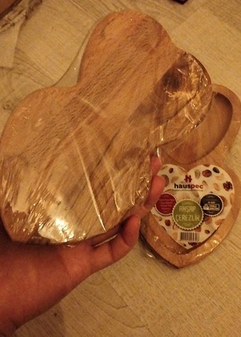 Ahşap Kalp Şeklinde Küçük Kutu - Görsel 2