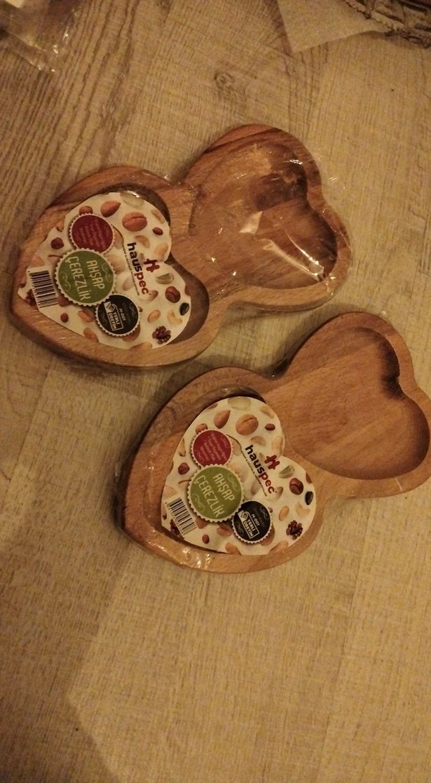 Ahşap Kalp Şeklinde Küçük Kutu - Görsel 3