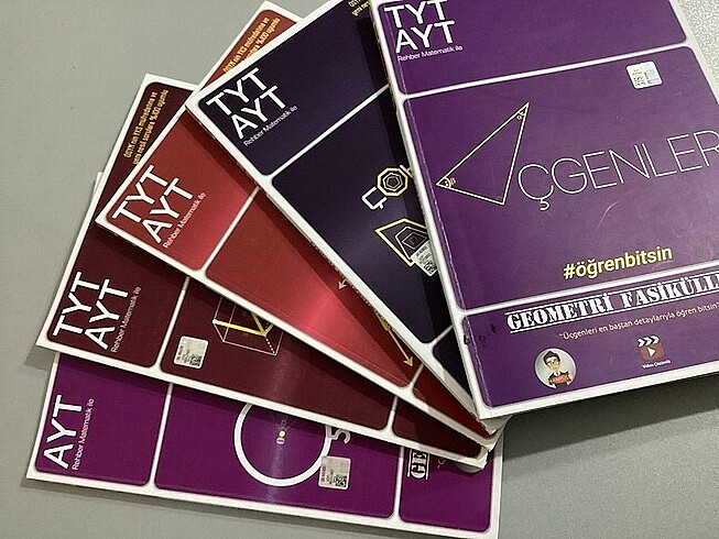 Geometri fasikül kitapları set halinde