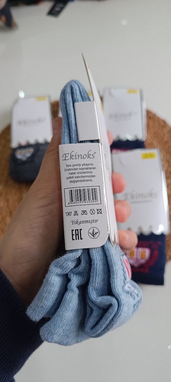 Ekinoks Erkek Mini Baskılı Çoraplar - 6'lı - Görsel 3