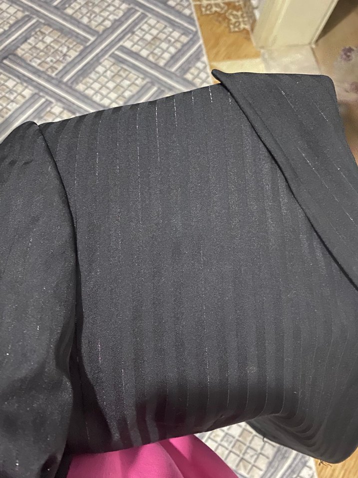 Düğmeli Siyah Erkek  Takım Elbisesi - Görsel 3