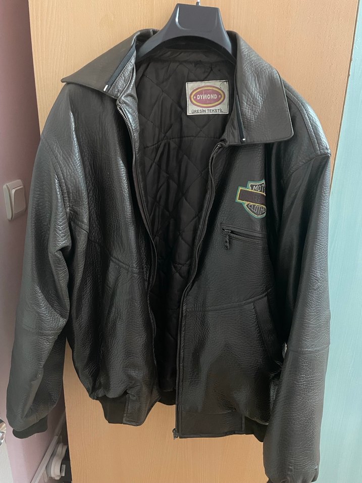 Erkek deri motorcu ceketi - Görsel 2