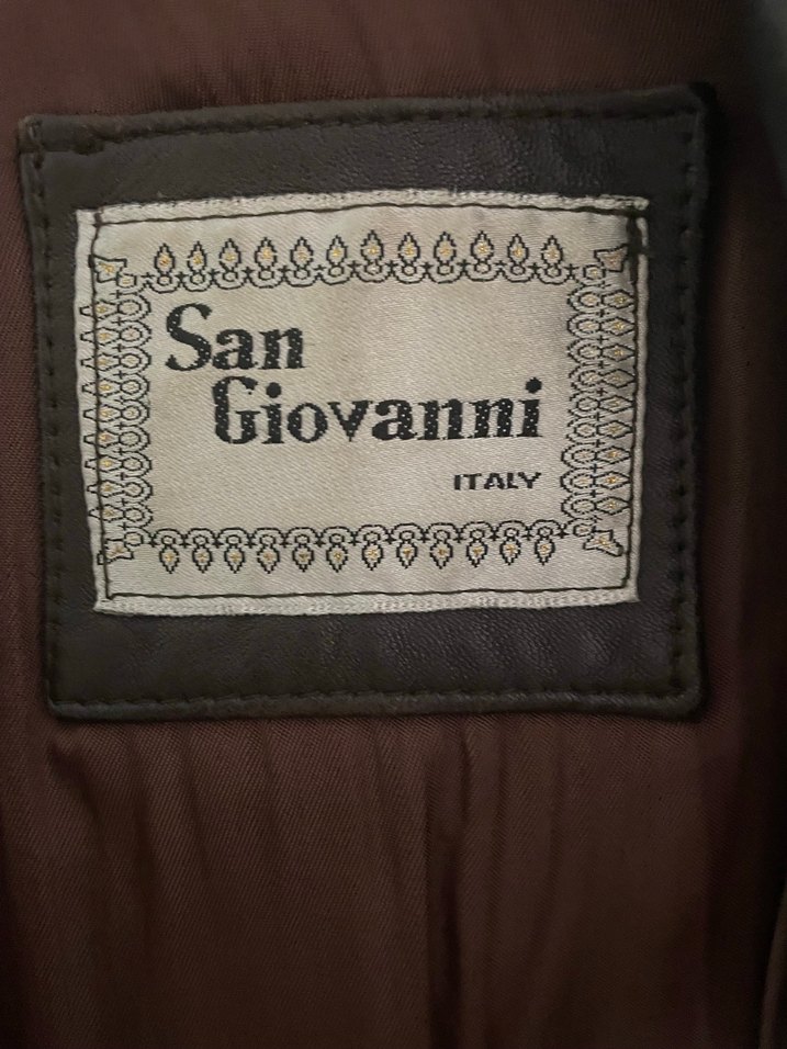 Koyu kahve erkek deri ceket - Görsel 4