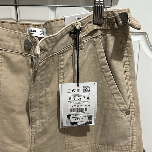 36 Beden Pull&bear kargo pantolon