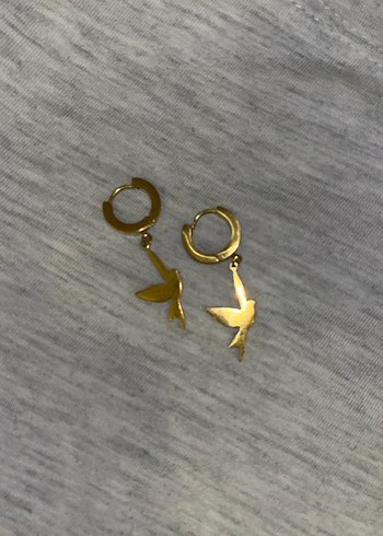 Kuş figür küpe - Görsel 2