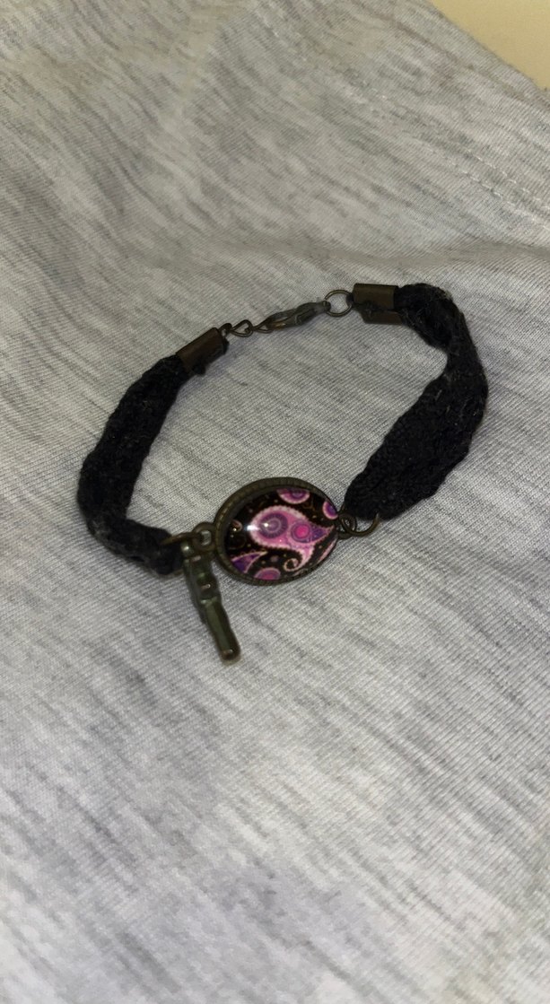 Mor Desenli Gotik Bileklik - Görsel 2