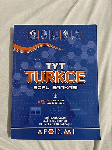 APOTEMİ TYT TÜRKÇE SORU BANKASI