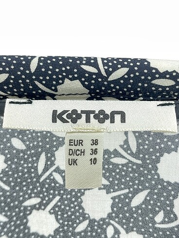 38 Beden siyah Renk Koton Midi Etek %70 İndirimli.