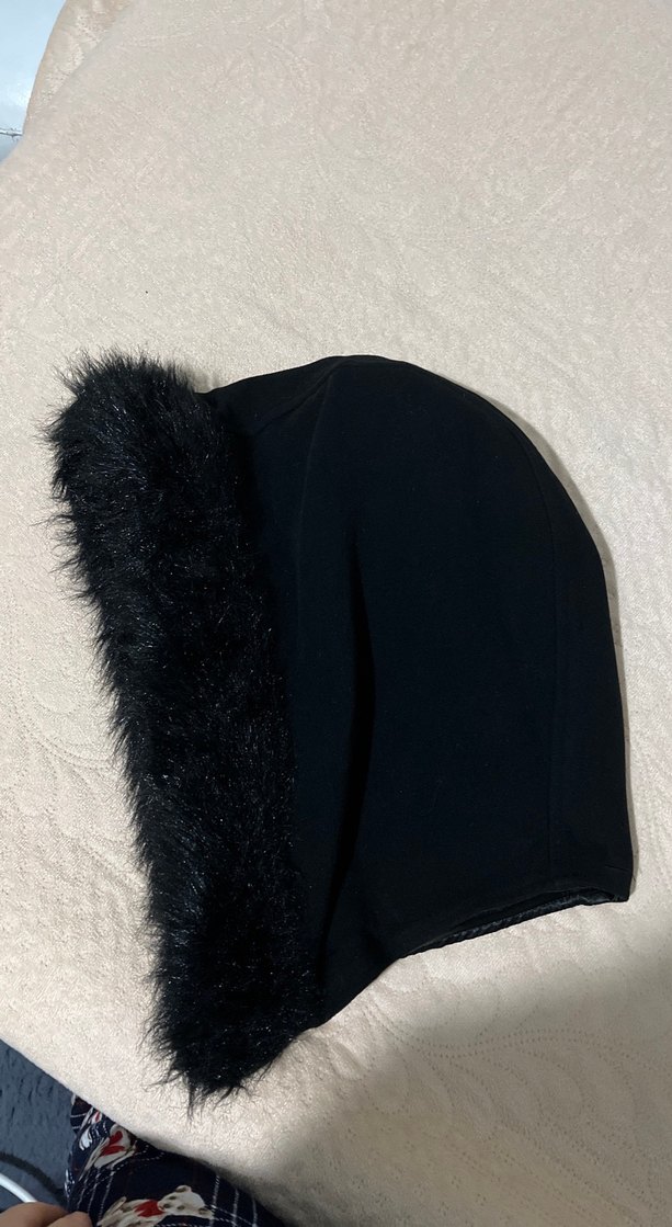 Siyah Düğmeli Kaşe Uzun Kaban - Görsel 2