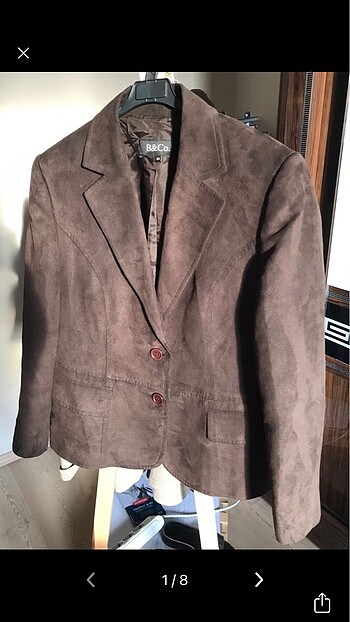 süet blazer