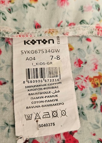 koton Kids kiz cocuk Gömlek - Görsel 3