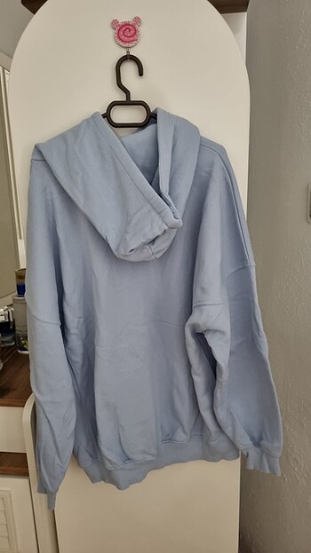 Addax Kapüşonlu Mavi Sweat