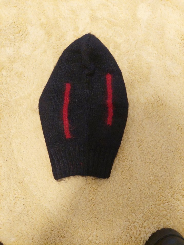 Siyah Kadın Yün Örgü Bere - Görsel 2