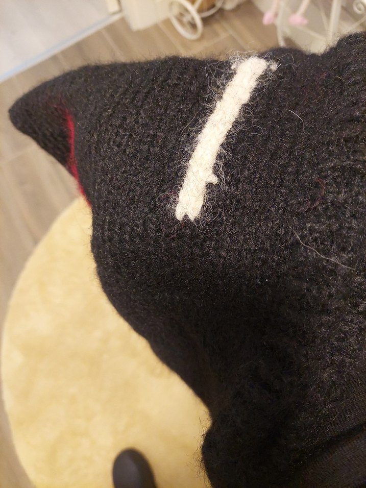 Siyah Kadın Yün Örgü Bere - Görsel 4