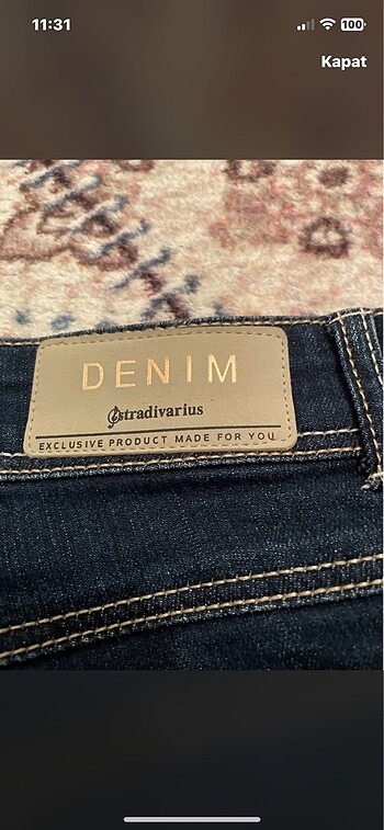 32 Beden lacivert Renk Stradivarius mini sort