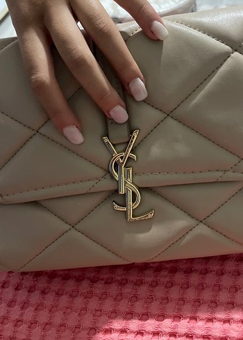 Bej Yılan Desenli Kadın Çanta - Görsel 3